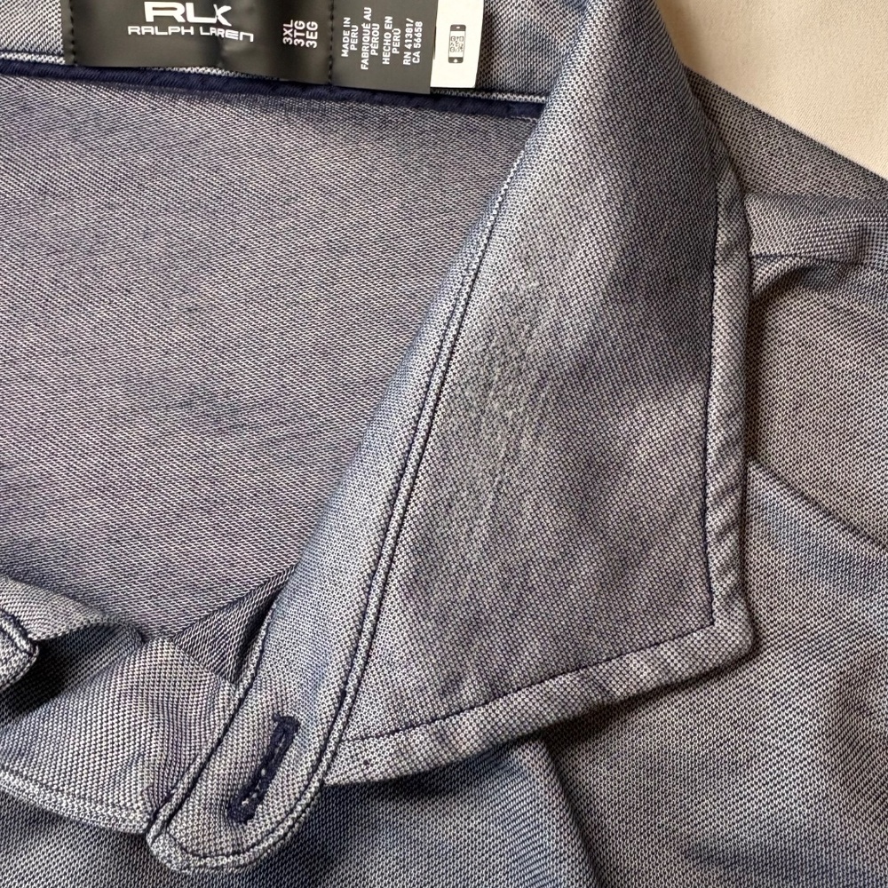 RLX Ralph Lauren Blue Polo Golf Shirt Sz 3XL‎ - Picture 7 of 11